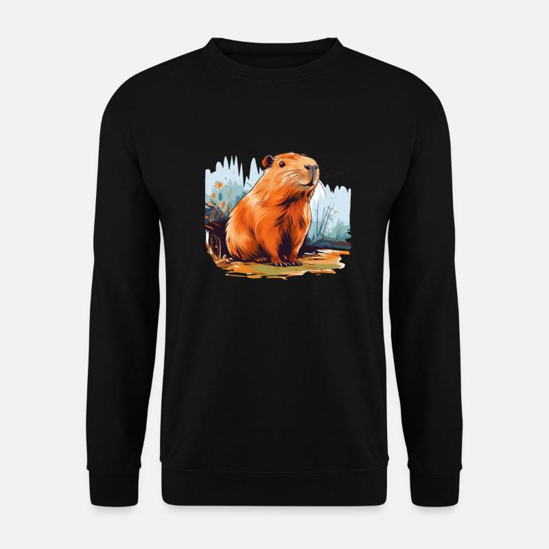 Capybara - Sweat-shirt Unisexe - noir
