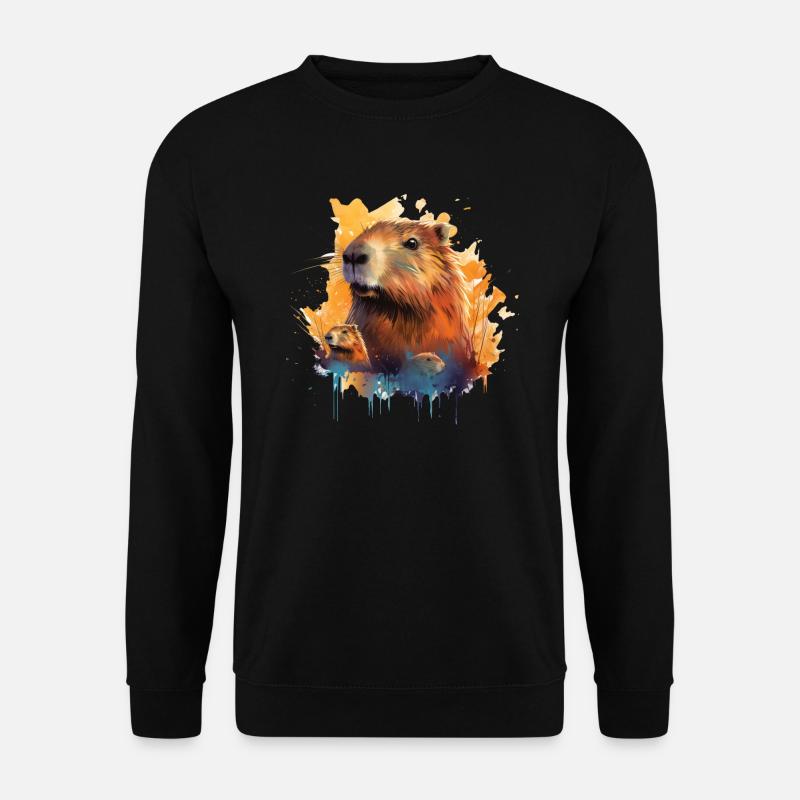 Capybara - Unisex Sweatshirt - black