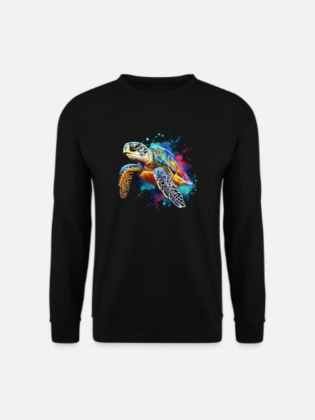Schildkröte - Unisex Pullover - Schwarz