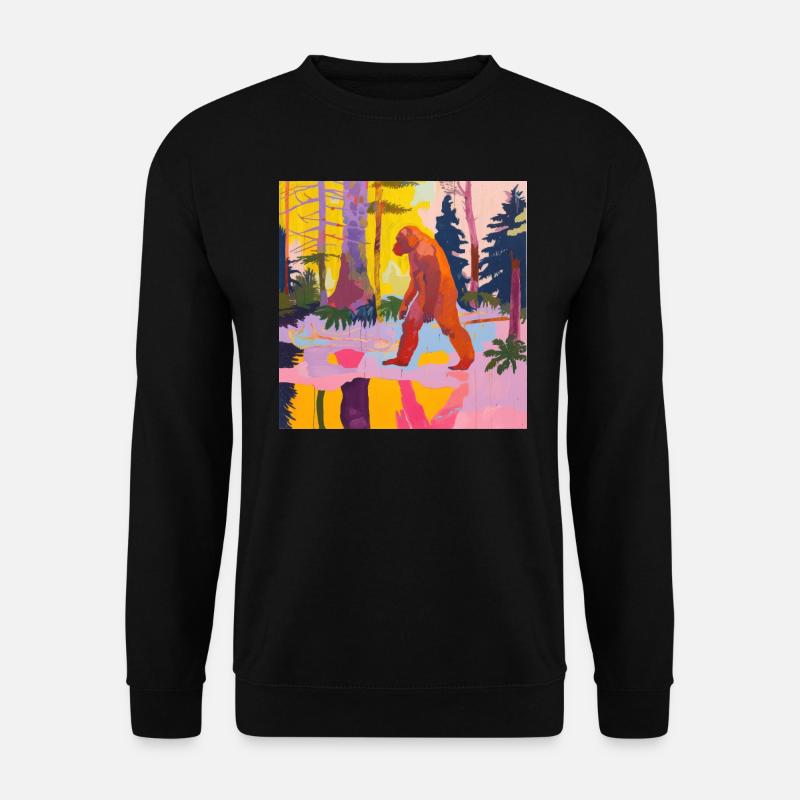 BigFoot grand pied sasquatch - Sweat-shirt Unisexe - noir