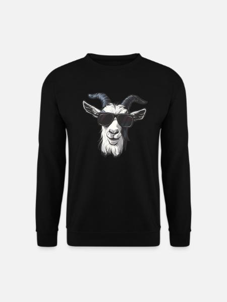 Goat Goat Sunglasses - Unisex Sweatshirt - black
