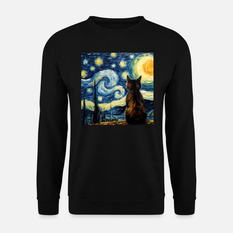 Chat, Motif De Chat - Sweat-shirt Unisexe - noir