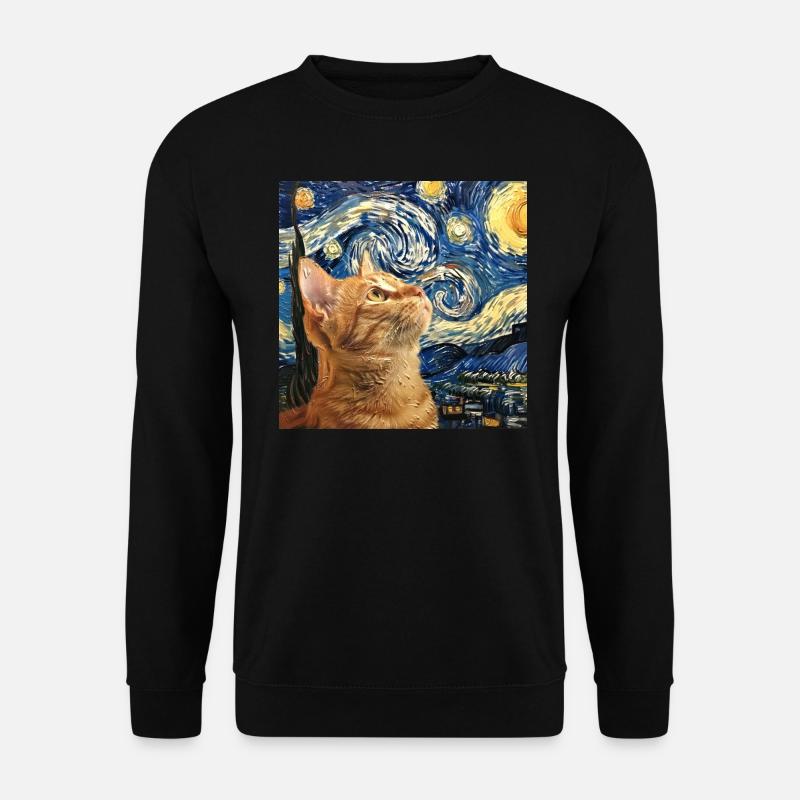 Chat, Motif De Chat - Sweat-shirt Unisexe - noir