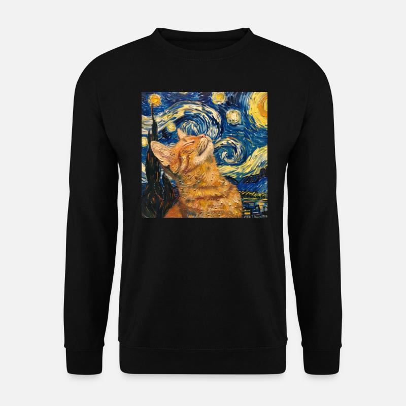 Chat, Motif De Chat - Sweat-shirt Unisexe - noir