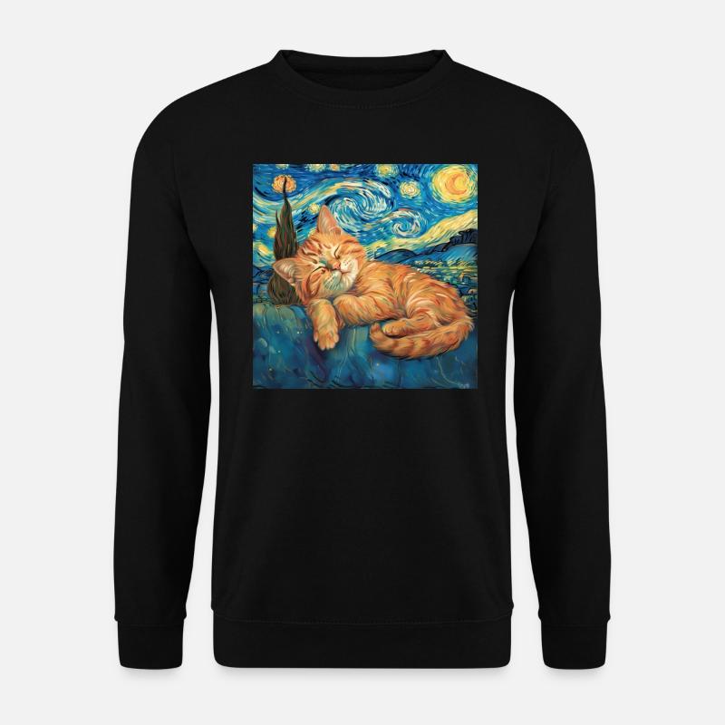 Chat, motif chat, cadeau - Sweat-shirt Unisexe - noir
