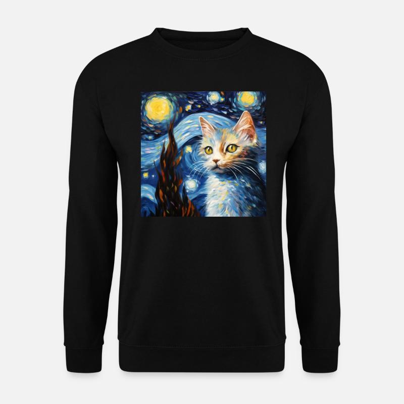 Chat, motif chat, cadeau - Sweat-shirt Unisexe - noir