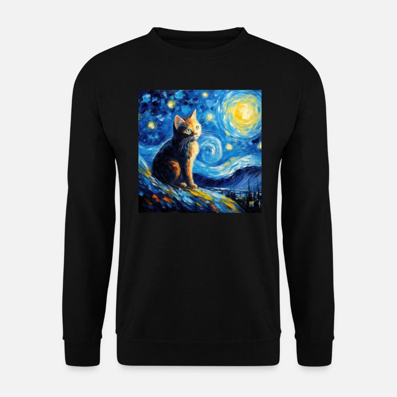 Chat, motif chat, cadeau - Sweat-shirt Unisexe - noir