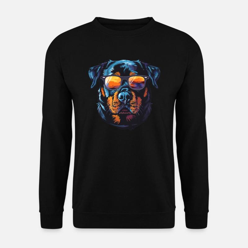 Rottweiler Dog - Unisex Sweatshirt - black