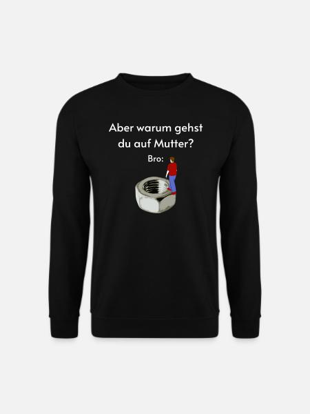 Lustiges Wortspiel - Unisex Pullover - Schwarz