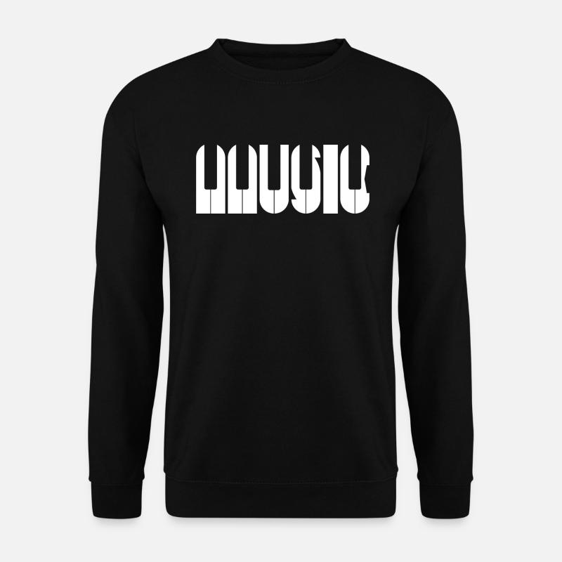 Music piano - Unisex Sweatshirt - black