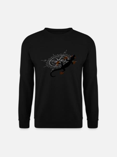 Gecko - Unisex Pullover - Schwarz