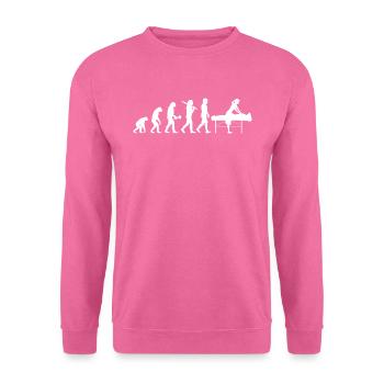 Physiotherapie Physiotherapeut Evolution Geschenk - Unisex Pullover - Pink - Vorne