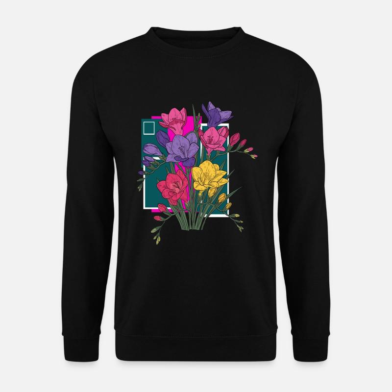 Freesias - Unisex Sweatshirt - black