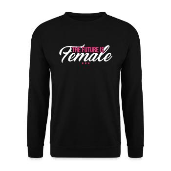 - Mother's Day - Unisex Sweatshirt - black - Front - Alina (178cm) & Michal (187cm)