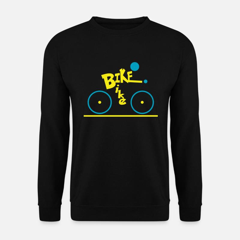 Einfaches Fahrraddesign - Unisex Pullover - Schwarz