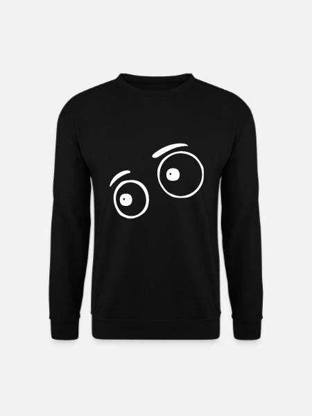 Funny eyes - Unisex Sweatshirt - black