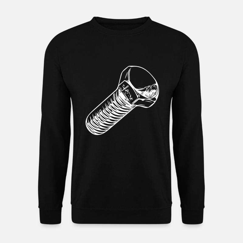 Werkstattschrauber Papa Schraube - Unisex Pullover - Schwarz
