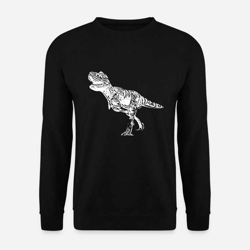 Dinosaurier Tyrannosaurus Rex Fan Design - Unisex Pullover - Schwarz