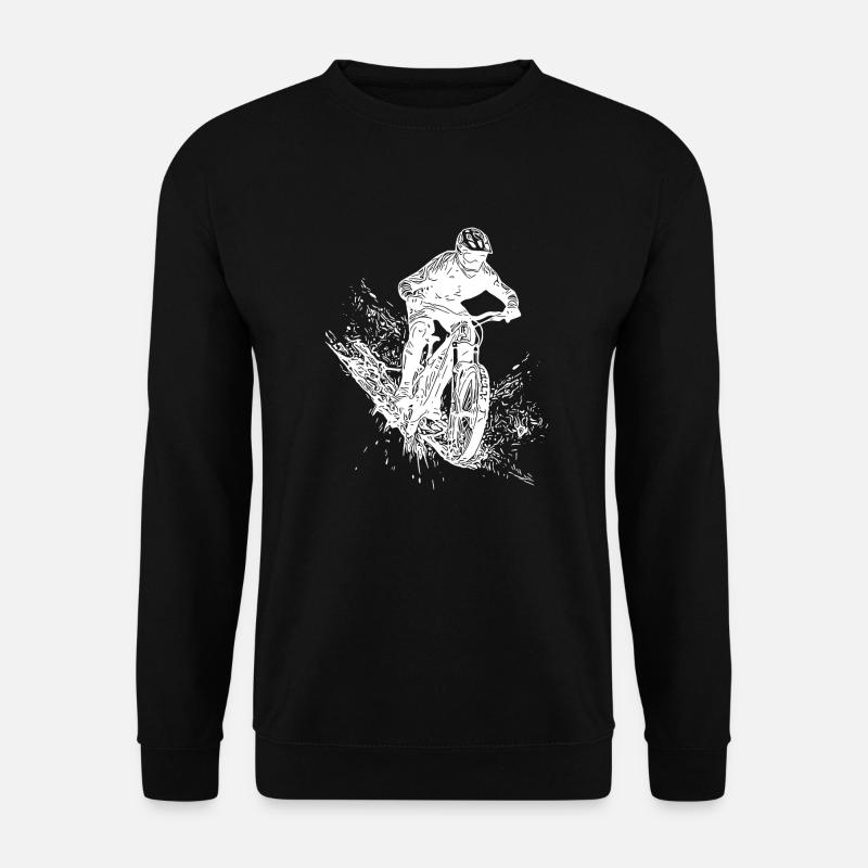 Schlamm Mountainbiker Outdoor Abfahrt - Unisex Pullover - Schwarz