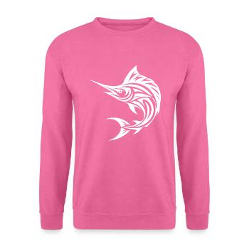 Schneller Segelfisch - Eleganter Schwertfisch - Unisex Pullover - Pink - Vorne