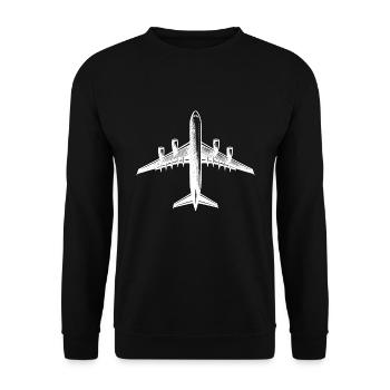 Avion à réaction pour pilotes RC amateurs Grand modèle RC - Sweat-shirt Unisexe - noir - Devant - Alina (178cm) & Michal (187cm)