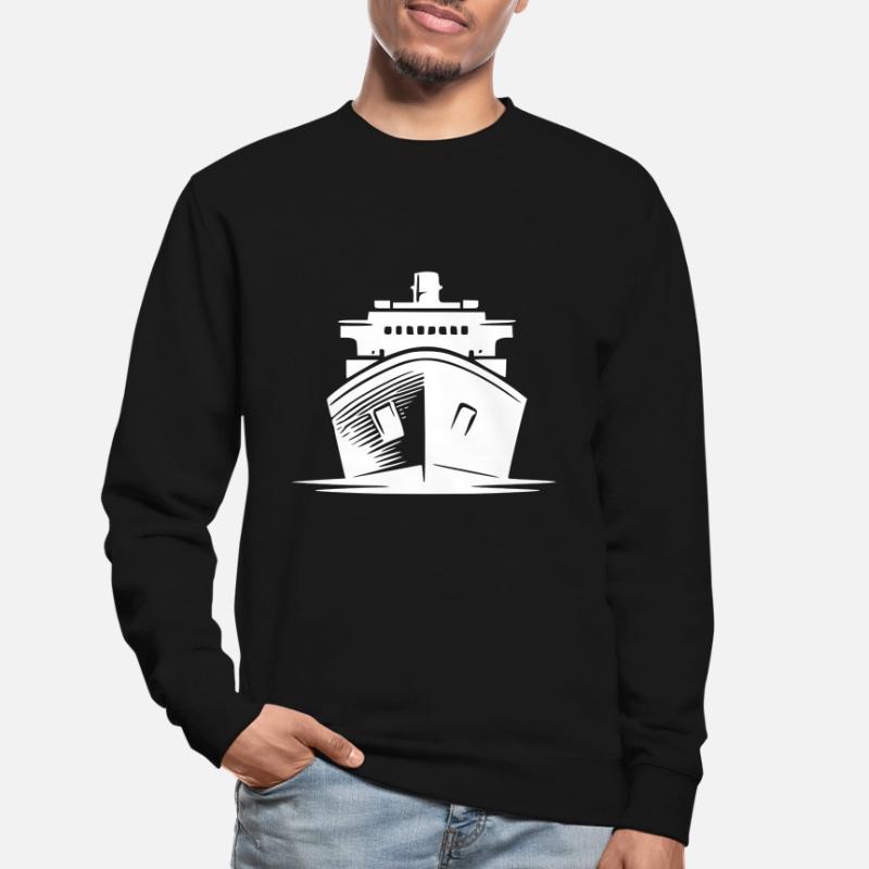 Maquette de bateau constructeur de bateaux cargo Sweat-shirt Unisexe