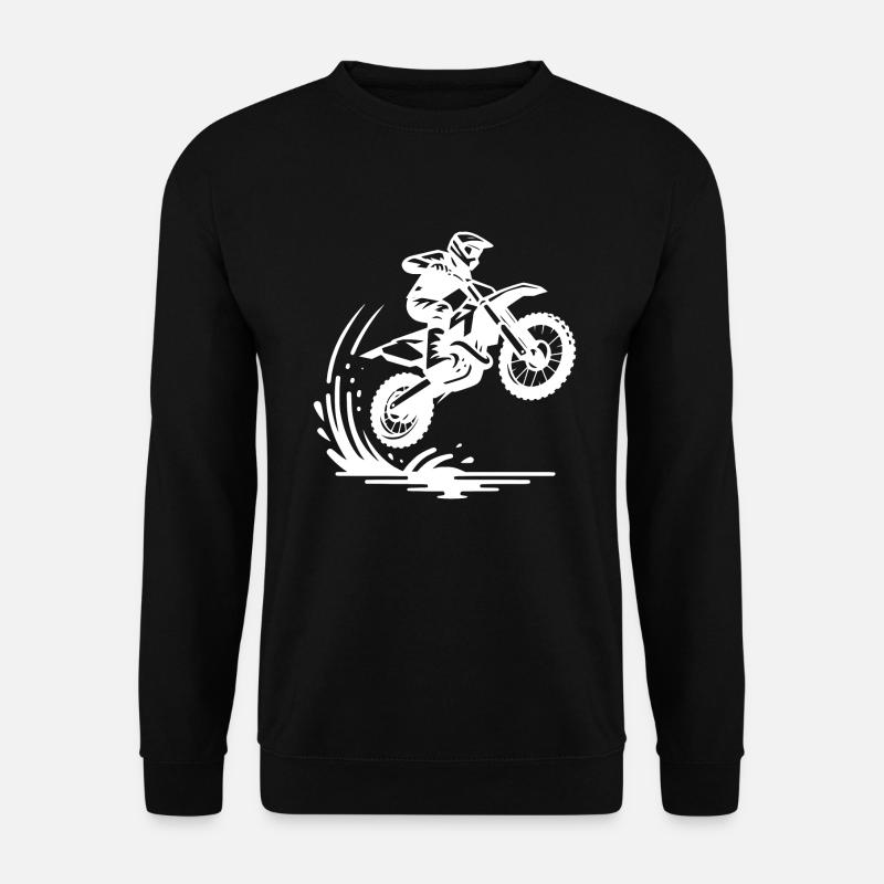 Off-road machine in deck - Unisex Sweatshirt - black