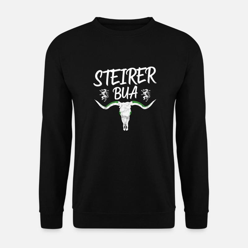 Steirer Bua Motiv Steiermark - Unisex Pullover - Schwarz