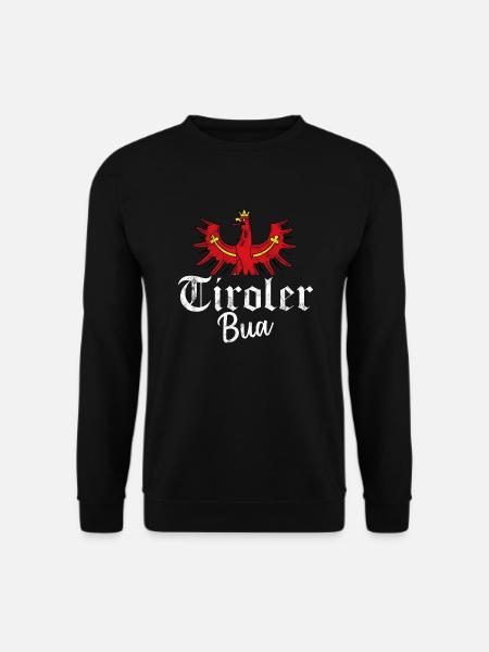 Chemise Tirol pour Buam tyrolien et cadeau homme - Sweat-shirt Unisexe - noir