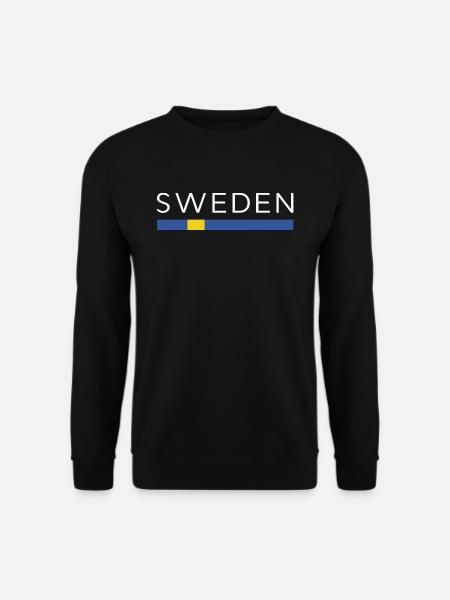 SWEDEN FUßBALL WM DESIGN - Schweden EM Geschenk - Unisex Pullover - Schwarz