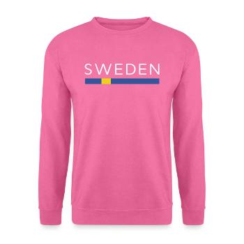 SWEDEN FUßBALL WM DESIGN - Schweden EM Geschenk - Unisex Pullover - Pink - Vorne