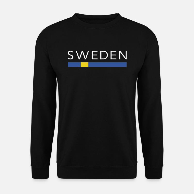 SWEDEN FUßBALL WM DESIGN - Schweden EM Geschenk - Unisex Pullover - Schwarz