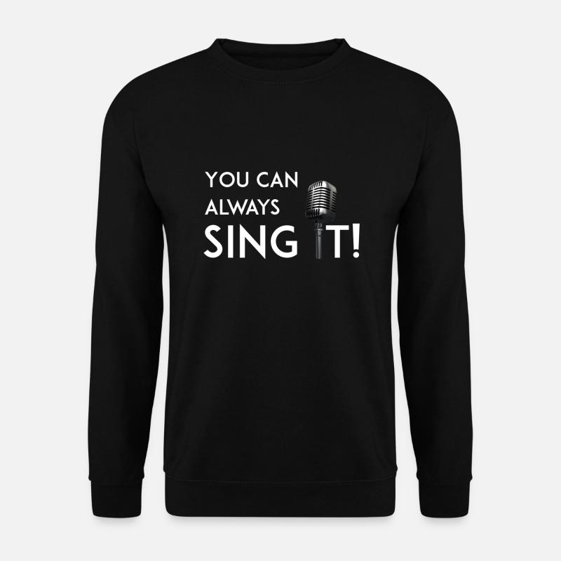 Sing es - Unisex Pullover - Schwarz