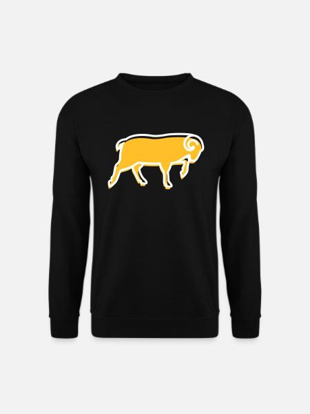 A Running Ram - Unisex Sweatshirt - black
