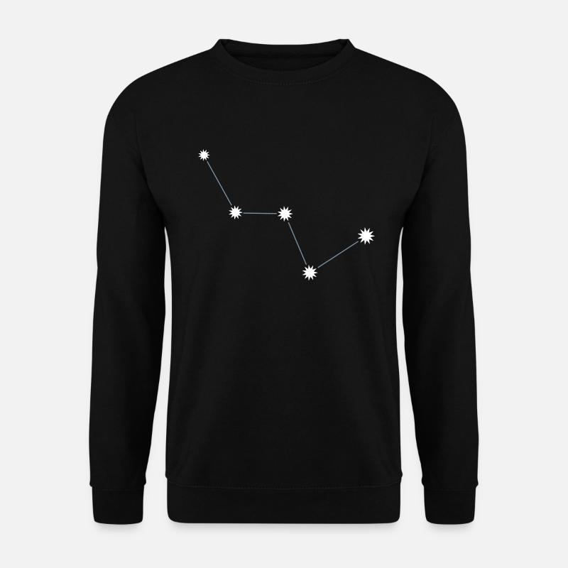 The "Cassiopeia" constellation - Unisex Sweatshirt - black