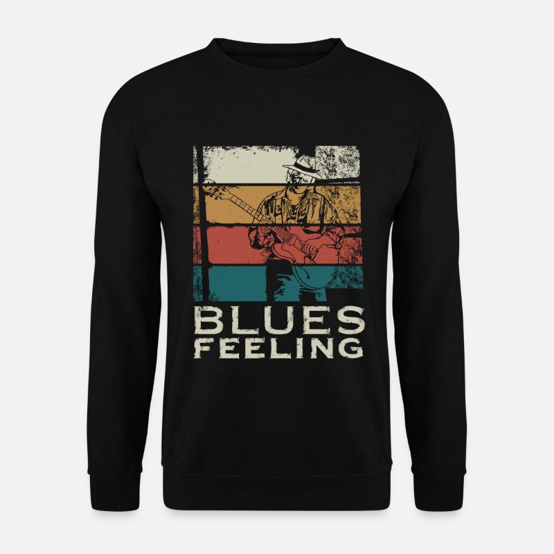 Blues Feeling - Unisex Pullover - Schwarz