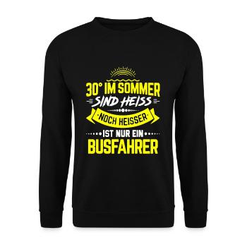 Busfahrer Bus fahren Busfahrer Geschenk Busfahrer - Unisex Pullover - Schwarz - Vorne - Alina (178cm) & Michal (187cm)
