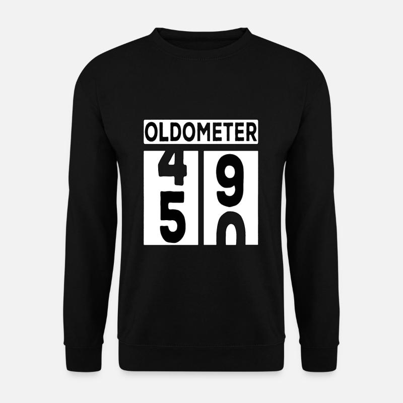 Oldometer 50 Jahre alt 50 Geburtstag 50 Jahre alt - Unisex Pullover - Schwarz