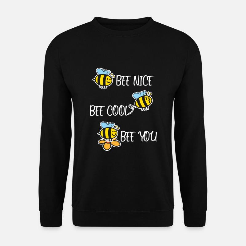 Biene Kind Cool Bienen Imker Lustiger Spruch Idee - Unisex Pullover - Schwarz
