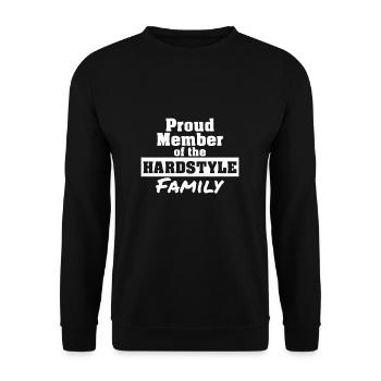 Hardstyle Family | Hardstyle merchandise - Unisex Sweatshirt - black - Front - Alina (178cm) & Michal (187cm)