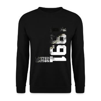 35E ANNIVERSAIRE ÉDITION LIMITÉE 1991 - Sweat-shirt Unisexe - noir - Devant - Alina (178cm) & Michal (187cm)