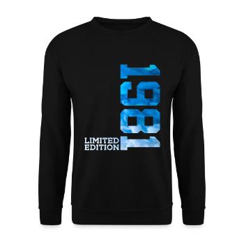 45E ANNIVERSAIRE ÉDITION LIMITÉE 1981 - Sweat-shirt Unisexe - noir - Devant - Alina (178cm) & Michal (187cm)