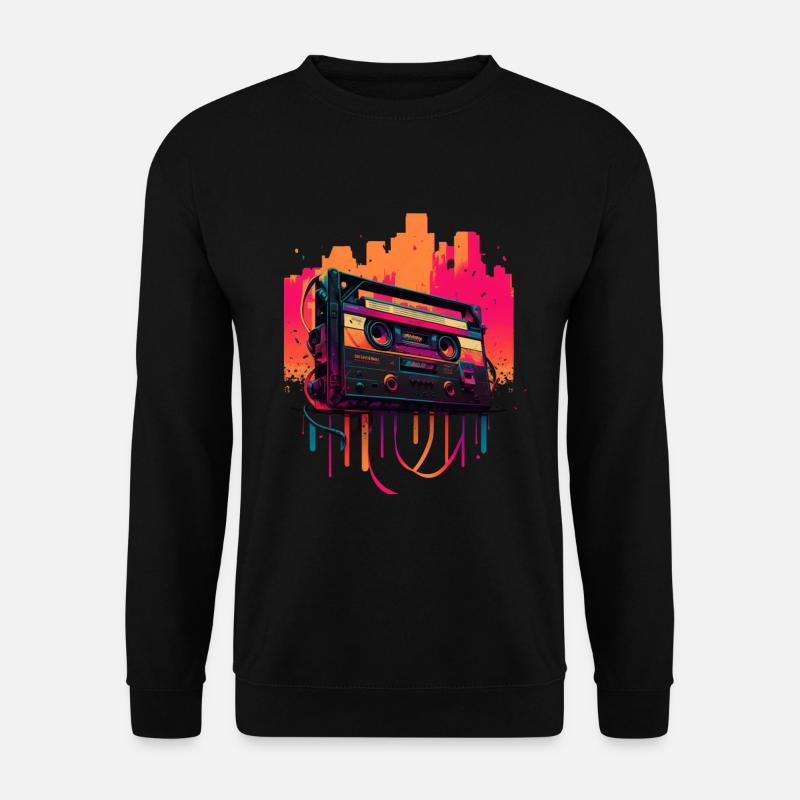 Mixtape rétro - Sweat-shirt Unisexe - noir