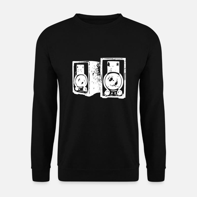 DJ Symbol Musikboxen Musik Lautsprecher - Unisex Pullover - Schwarz
