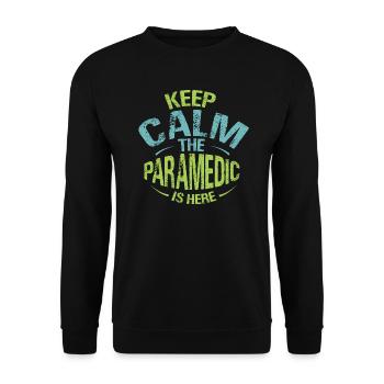 Ambulanciers - Sweat-shirt Unisexe - noir - Devant - Alina (178cm) & Michal (187cm)
