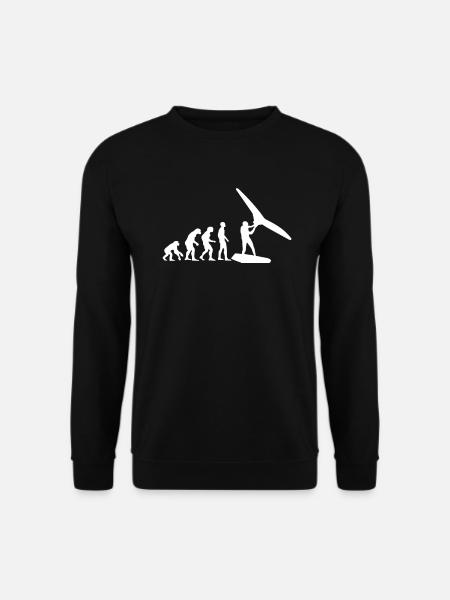 Wing Surf Evolution Wing Foil cadeau Wingfoiler - Sweat-shirt Unisexe - noir