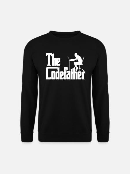 Programmierer Code Entwickler Codefather Spruch - Unisex Pullover - Schwarz