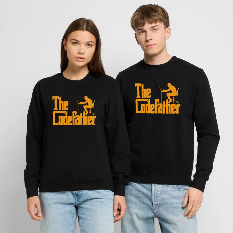 Entwickler Spaß Spruch The Codefather Coder Unisex Pullover