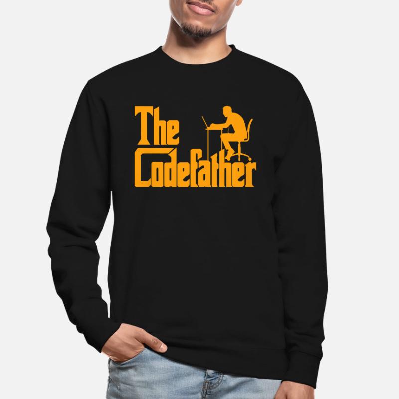 Entwickler Spaß Spruch The Codefather Coder Unisex Pullover