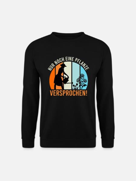 Vintage Garten Spruch Schrebergarten Spruch - Unisex Pullover - Schwarz